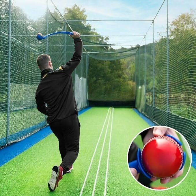 K.G. Enter. Practice Sports Side Arm Cricket Ball Thrower | Ideal for Cricket Practice | Durable, Lightweight & Easy to Use | Best for Batting Practice, Bowling, and Fitness Training Pack of 2 4