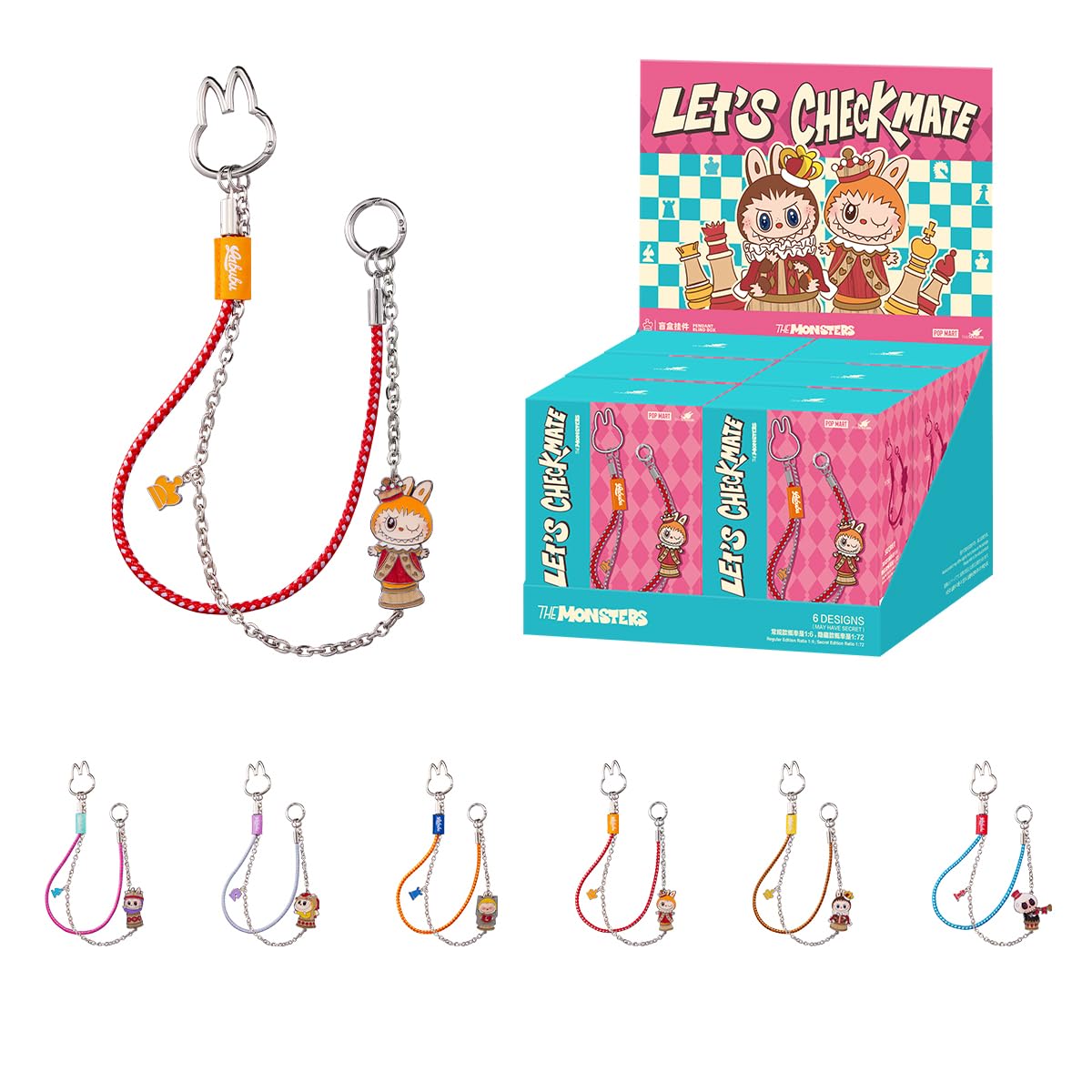 Amazon | POP MART THE MONSTERS Let's Checkmate シリーズ ペンダント