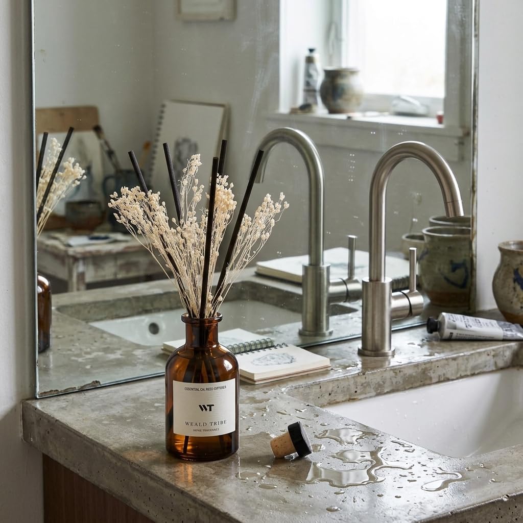 Amazon.com: WEALD TRIBE Reed Diffuser Set for Bathroom Air