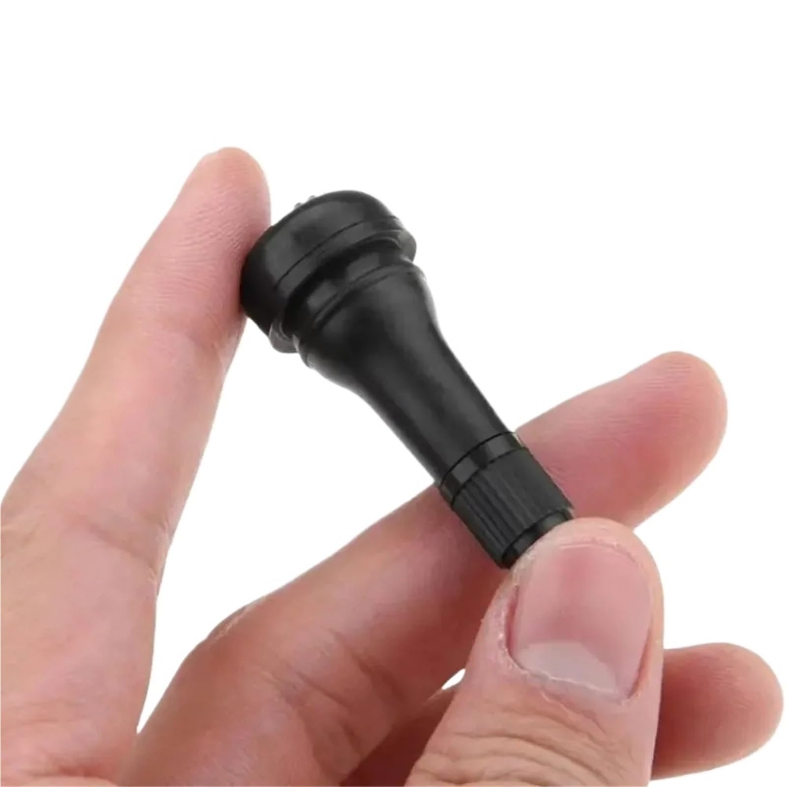 Ventilkappen 20/50/100 stücke Universal Snap-in Auto Tubeless Reifen Ventil Vorbauten Gummi Legierung Vakuum Luft für Auto Motorrad(100 Pcs)