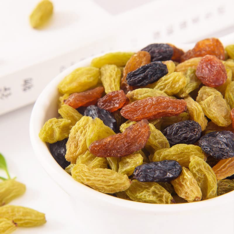 Miniatura 7 de Sin semillas Medley Pasas de frutas secas pasas doradas pasas a granel Pasas de tres colores, ingredientes de té con leche de pasas, aperitivos