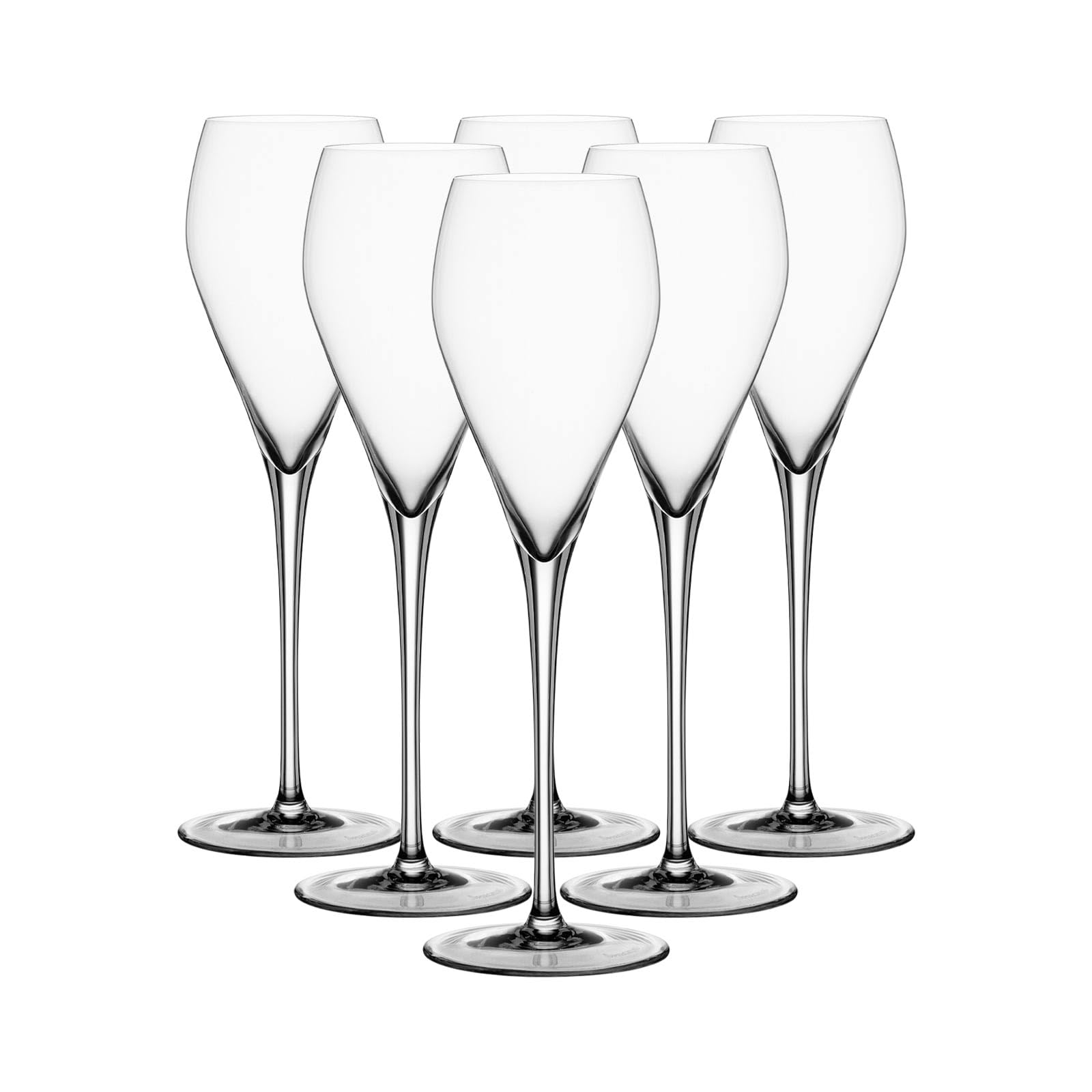 Spiegelau Champagner Gläser Sparkling Party 250ml, 6 Stück, Special Glasses, 4900329, Sektgläser aus Kristallglas, Champagnergläser spülmaschinenfest
