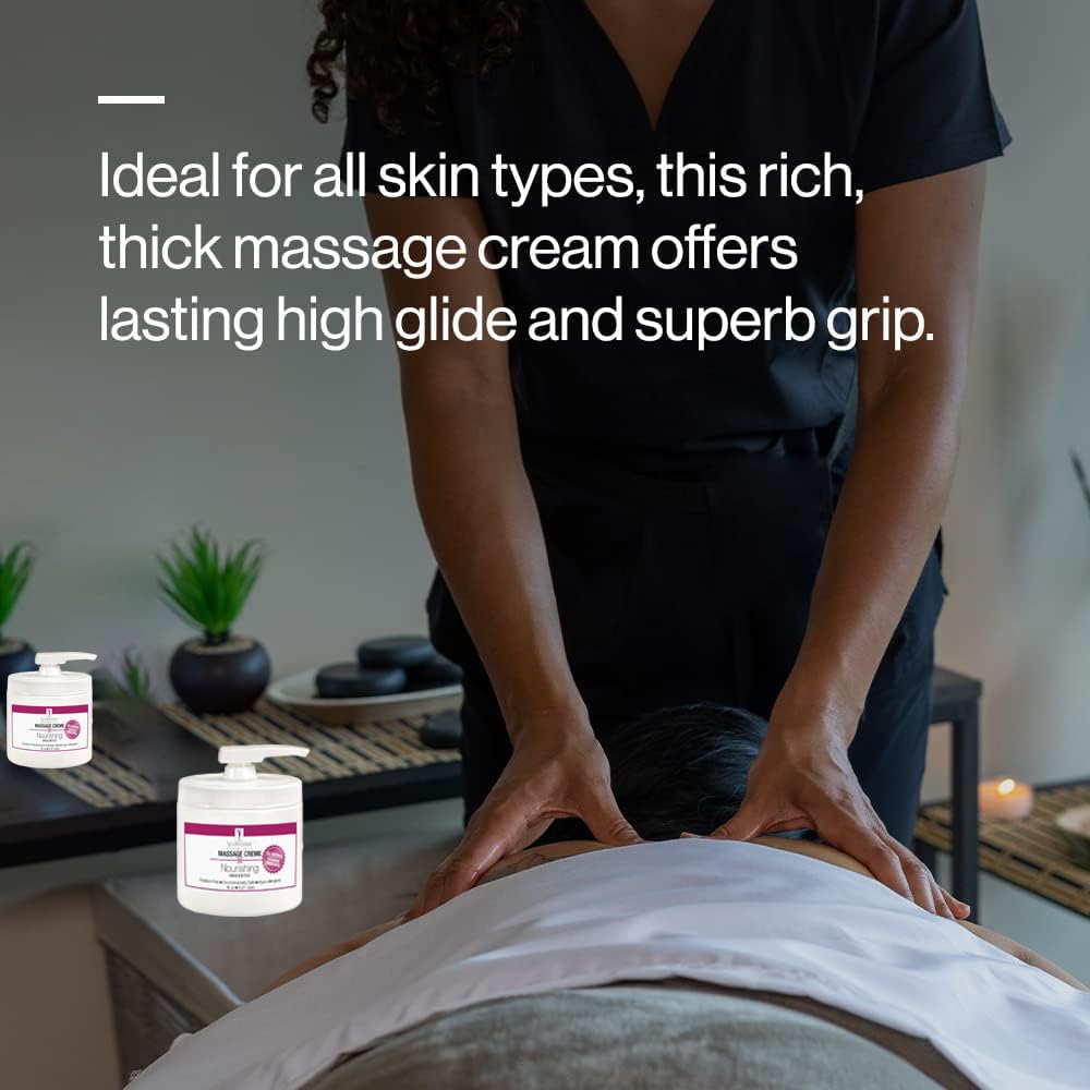 Master Massage Spamaster Unscented 16 Oz Massage Cream, 1count (48 Oz, White)