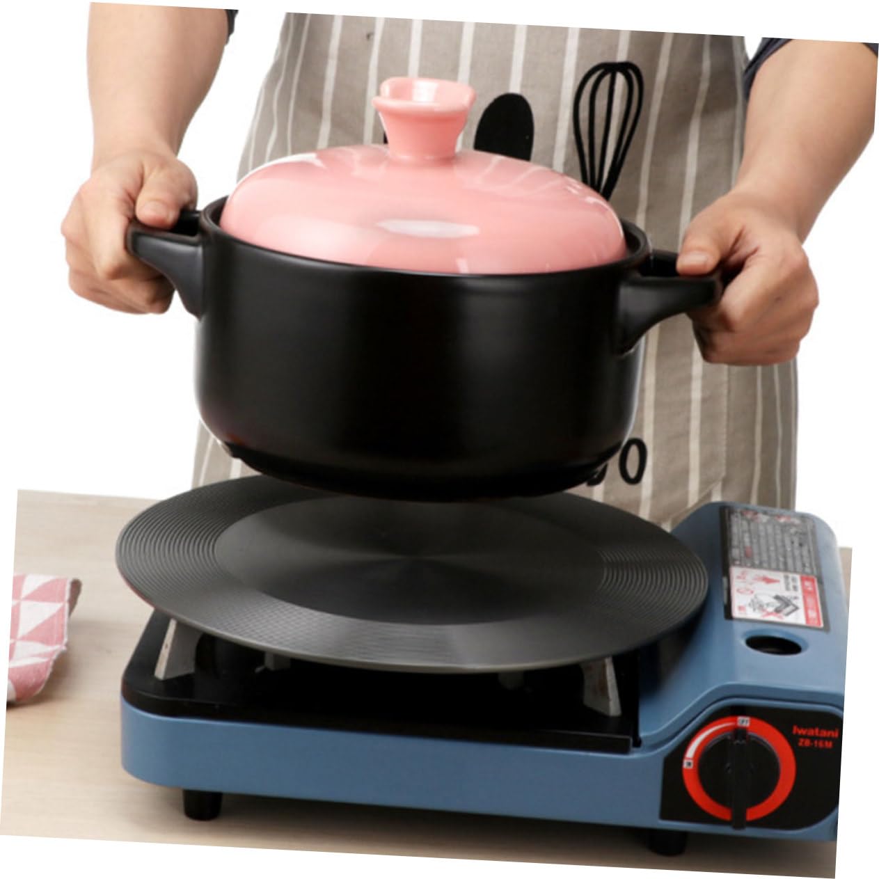 VALICLUD Difusor de Calor para Estufa de Gas Placa Conductora de Calor de Accesorio de Cocina para Descongelación y Calentamiento para Uso Cocina