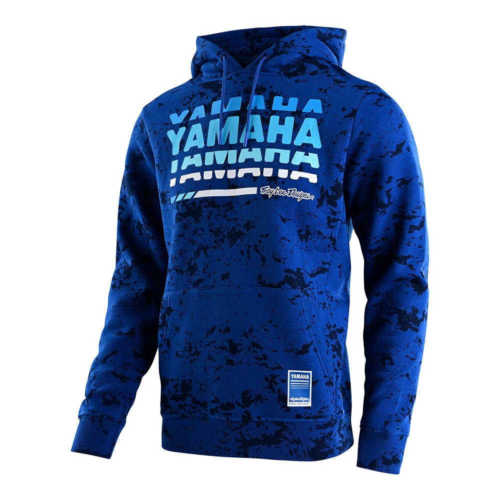 Troy Lee DesignsMotorcycle Motocross Yamaha Racing Quilted Pullover Hoodie, XT-22