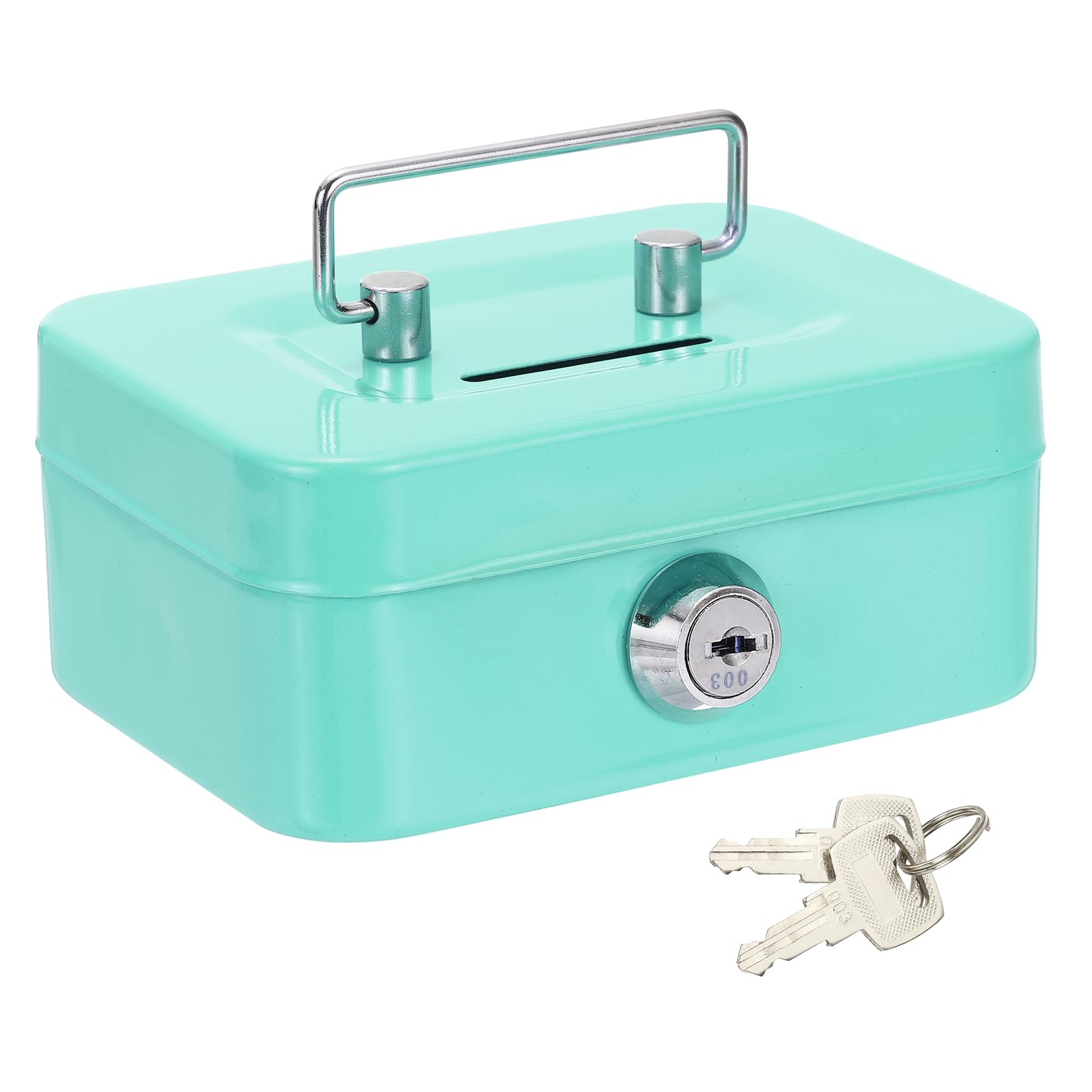 Amazon.com: PATIKIL Small Cash Box, Mini Safe Box Money Locker