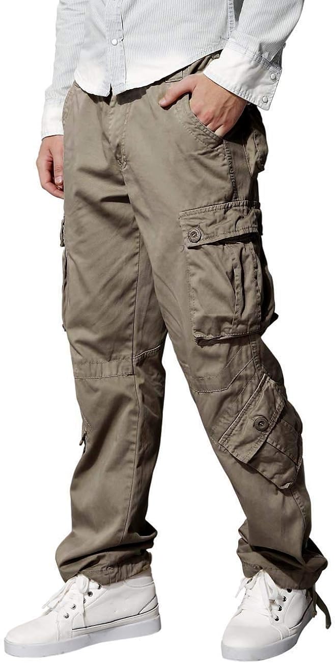Match Men's Wild Cargo Pants 36 3358 Dark Khaki