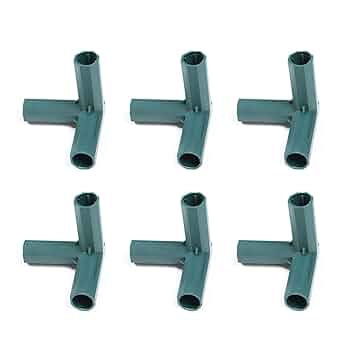10PCS 3 Way Fitting 16mm 4 Types Stable Support Heavy Duty Greenhouse