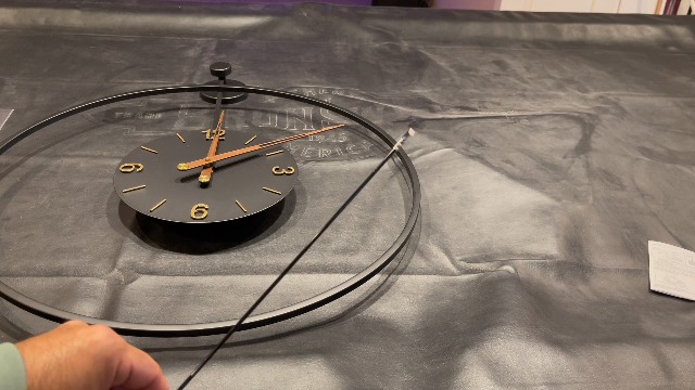 Reloj de Pared Moderno Pendulo Decorativo Grande 34.6x24 pulg miniatura 7