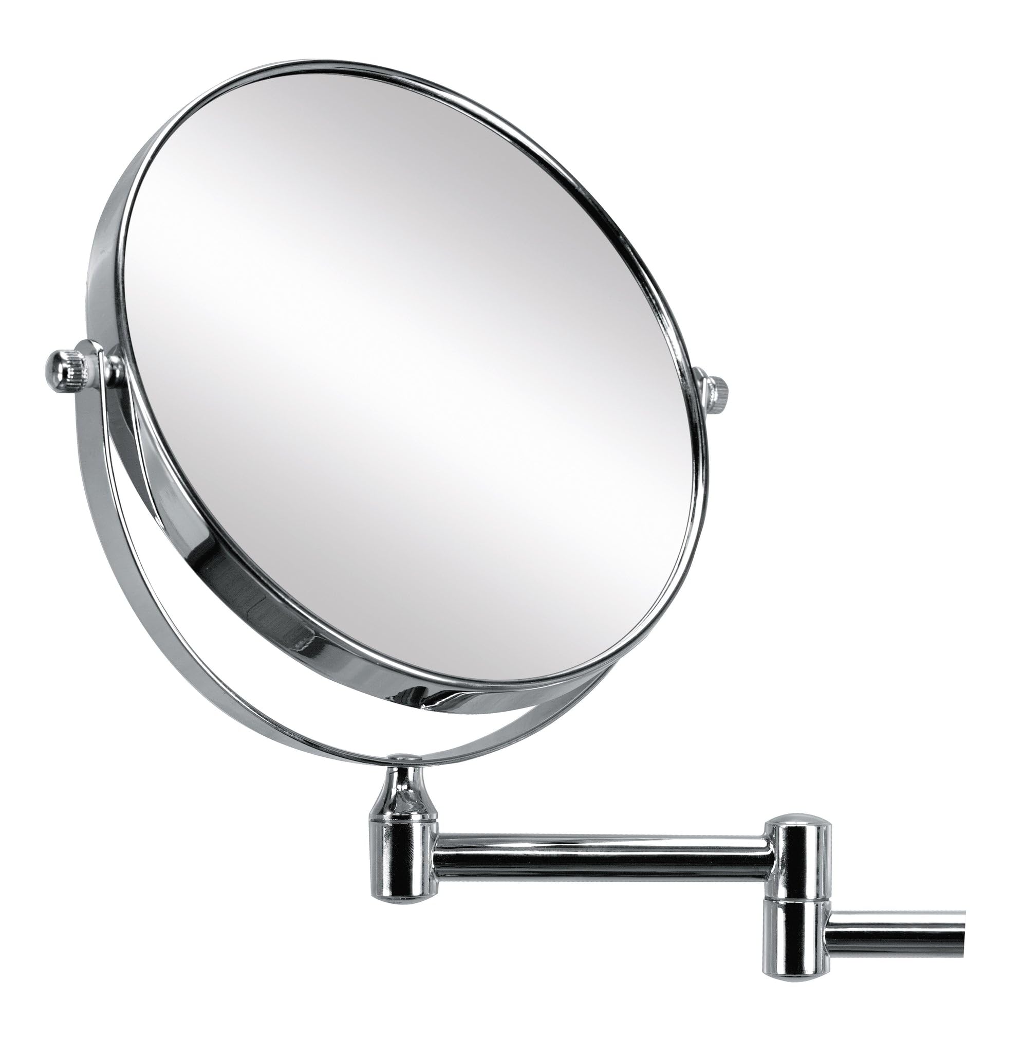 Kleine Wolke Lusterko kosmetyczne Ridge Mirror z 3-krotnym powiększeniem, wymiary: 24,4 x 26 x 3,5 cm, materiał: metal/szkło