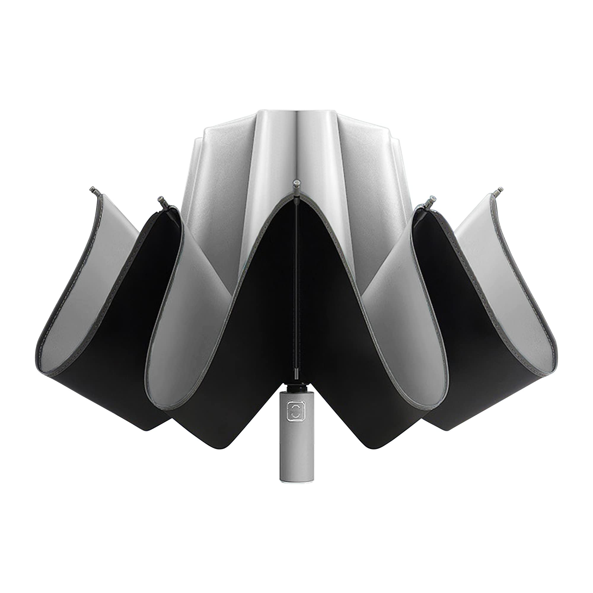 Windproof Umbrella Compact Folding Travel Umbrella, Light Automatic Portable Car Umbrella for Rain