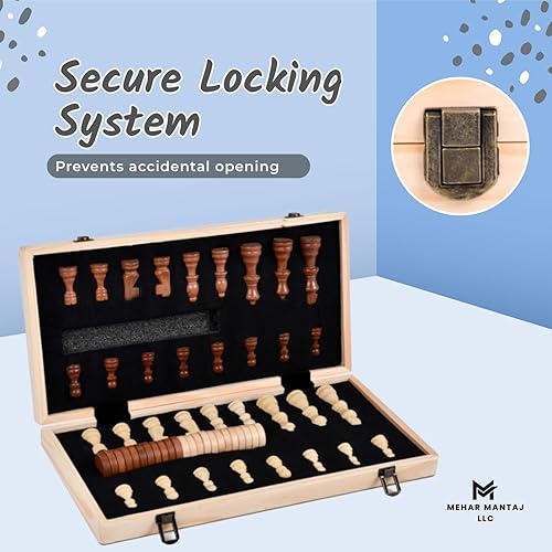 Miniatura 5 de Juego de mesa de ajedrez y damas juego de estrategia clásico para niños y adultos, portátil y fácil de jugar