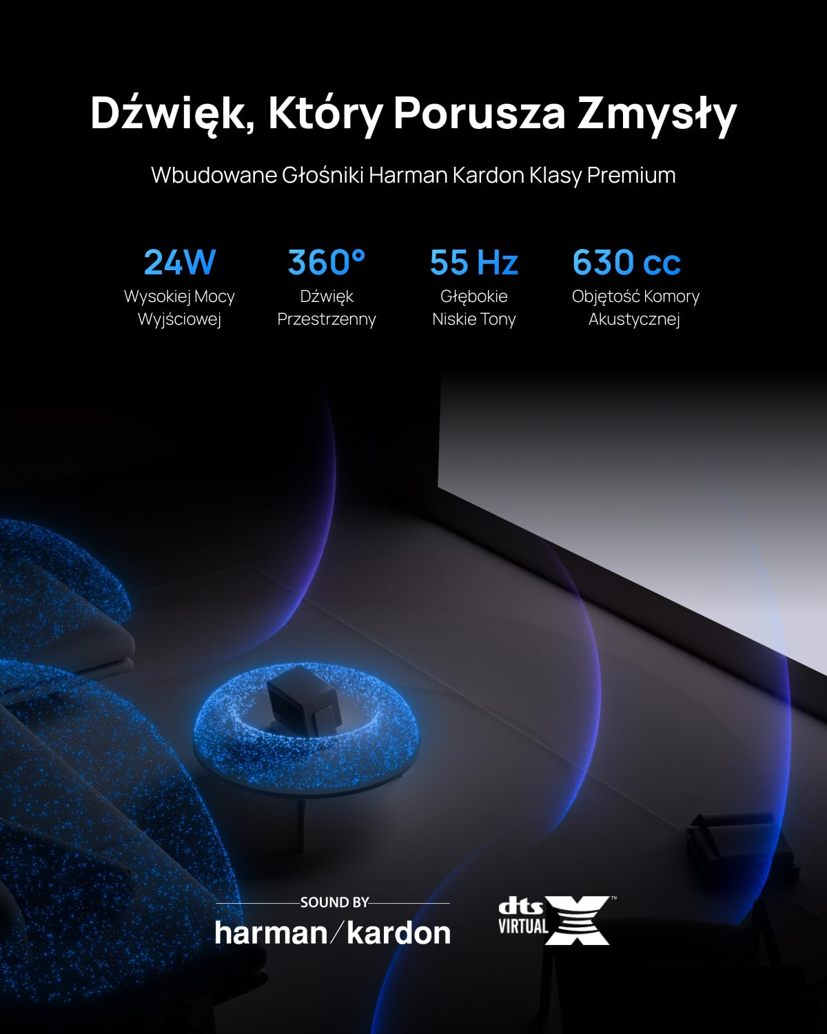 XGIMI Horizon 20 Projektor 4K Triple Laser RGB 3200 ISO lumenów | RGB Triple Laser, 20000:1, Dolby Vision, IMAX, 1ms/240Hz, 300". Do kina domowego, salonu i gamingu.
