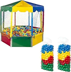 Piscina De Bolinhas Oitavada 2,00m + 1000 Bolinhas Premium