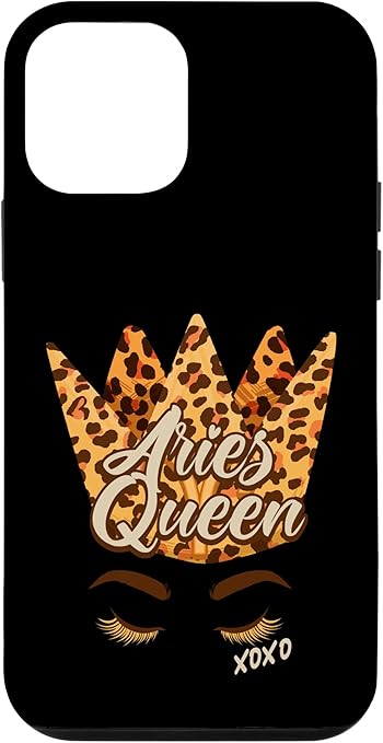Aries Queen Horoscope Astrological Sign Leopard Birthday Case for iPhone 12 mini