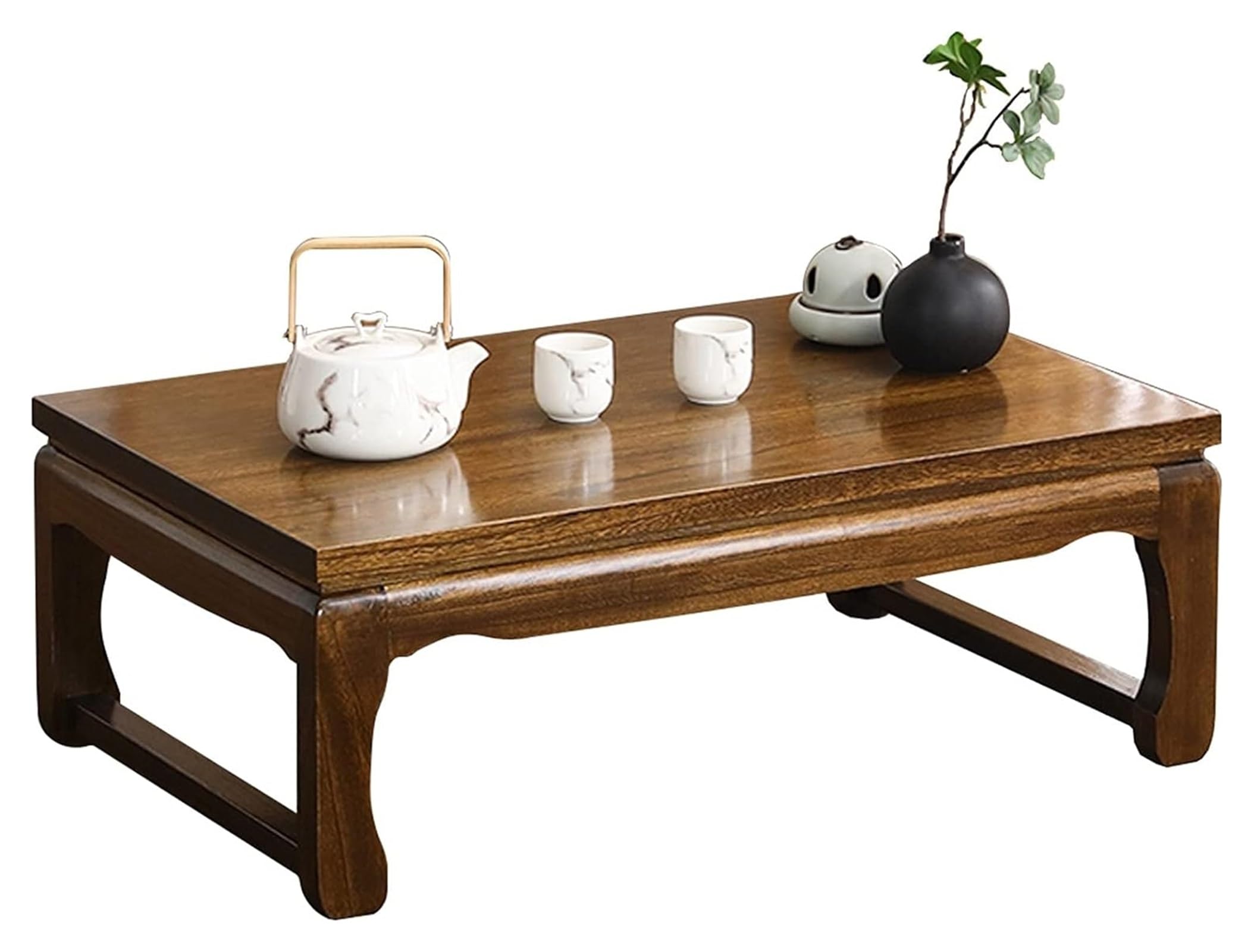 Table basse japonaise pliante table à thé zen et table d'appoint