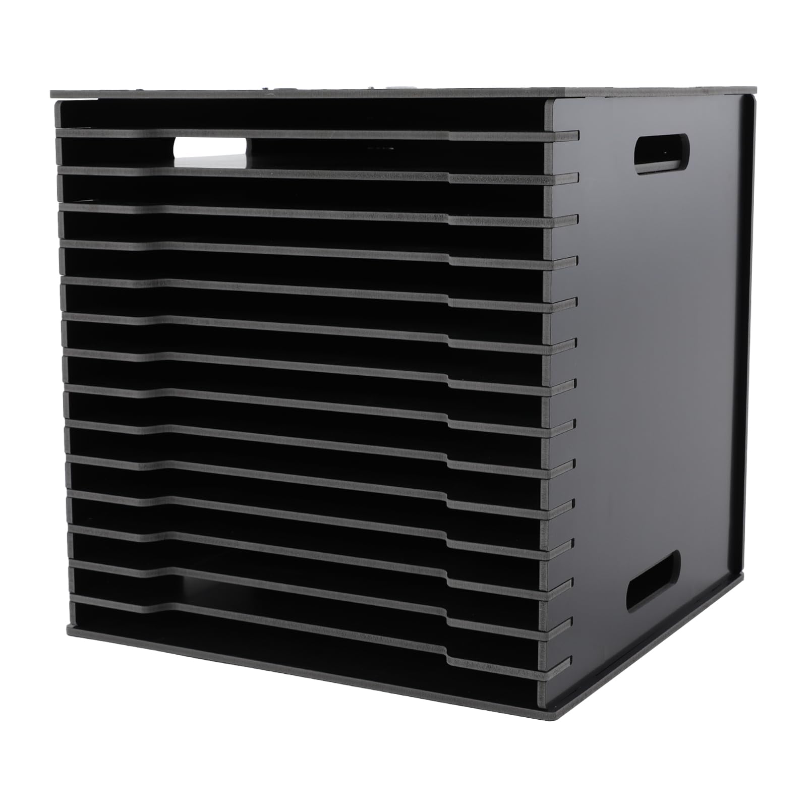 Organizer per carta per scrapbooking, 15 ripiani, organizer da scrivania con ripiani rimovibili, raccoglitore per documenti da 30,5 cm, per ufficio