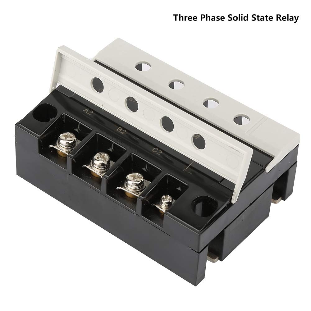 ANKROYU BRM3-80DA Solid State Relay, Single Phase Semi Conductor Relay Module, Three Phase Solid State Relay for Automatic Process Control Application