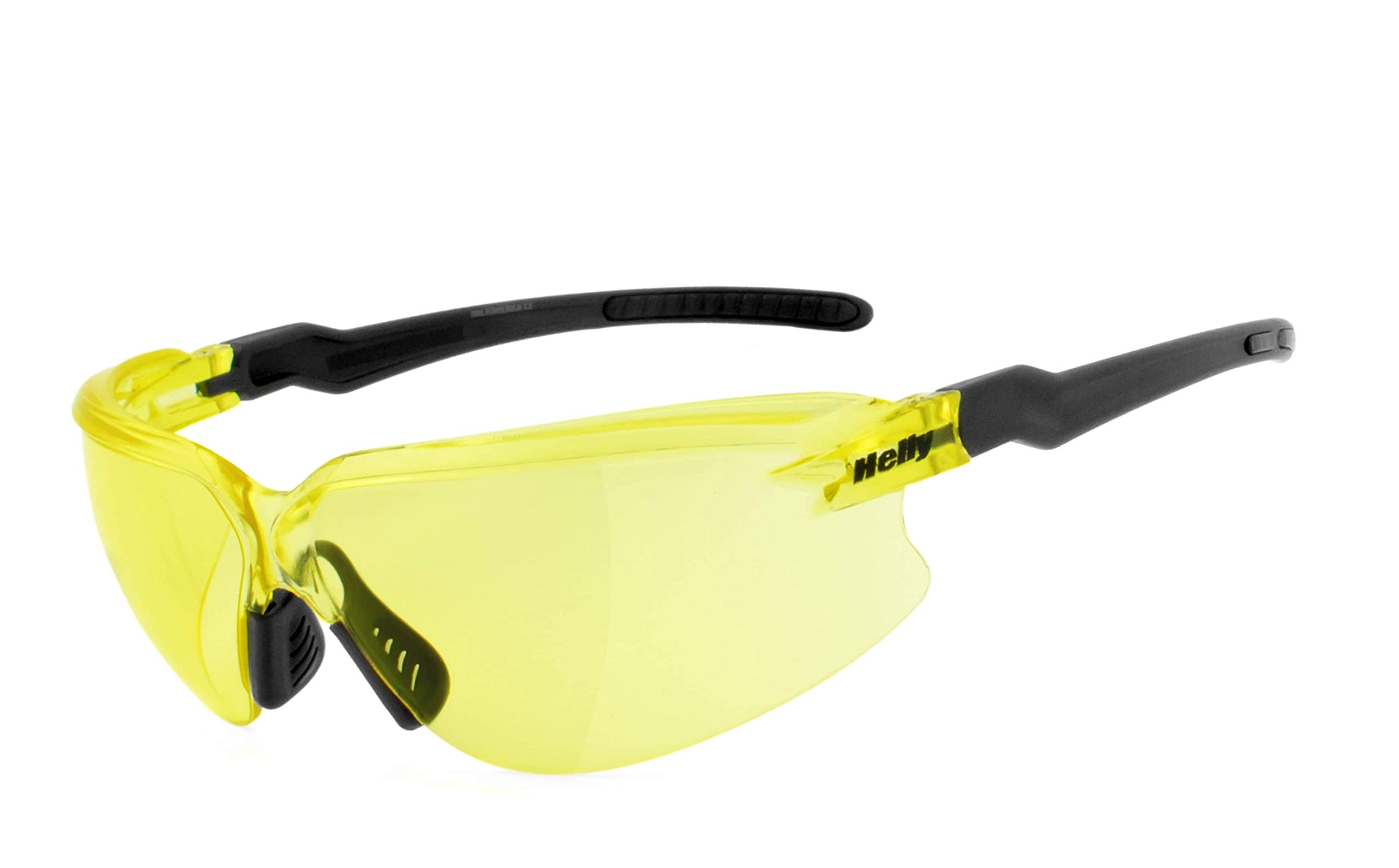 HELLY® - No.1 Bikereyes® | Lunettes pour motards, lunettes pour motocyclistes, lunettes de nuit (verres, Xenolit®) | anti-buée, coupe-vent, verres de sécurité - HLT® | rembourrage amovible