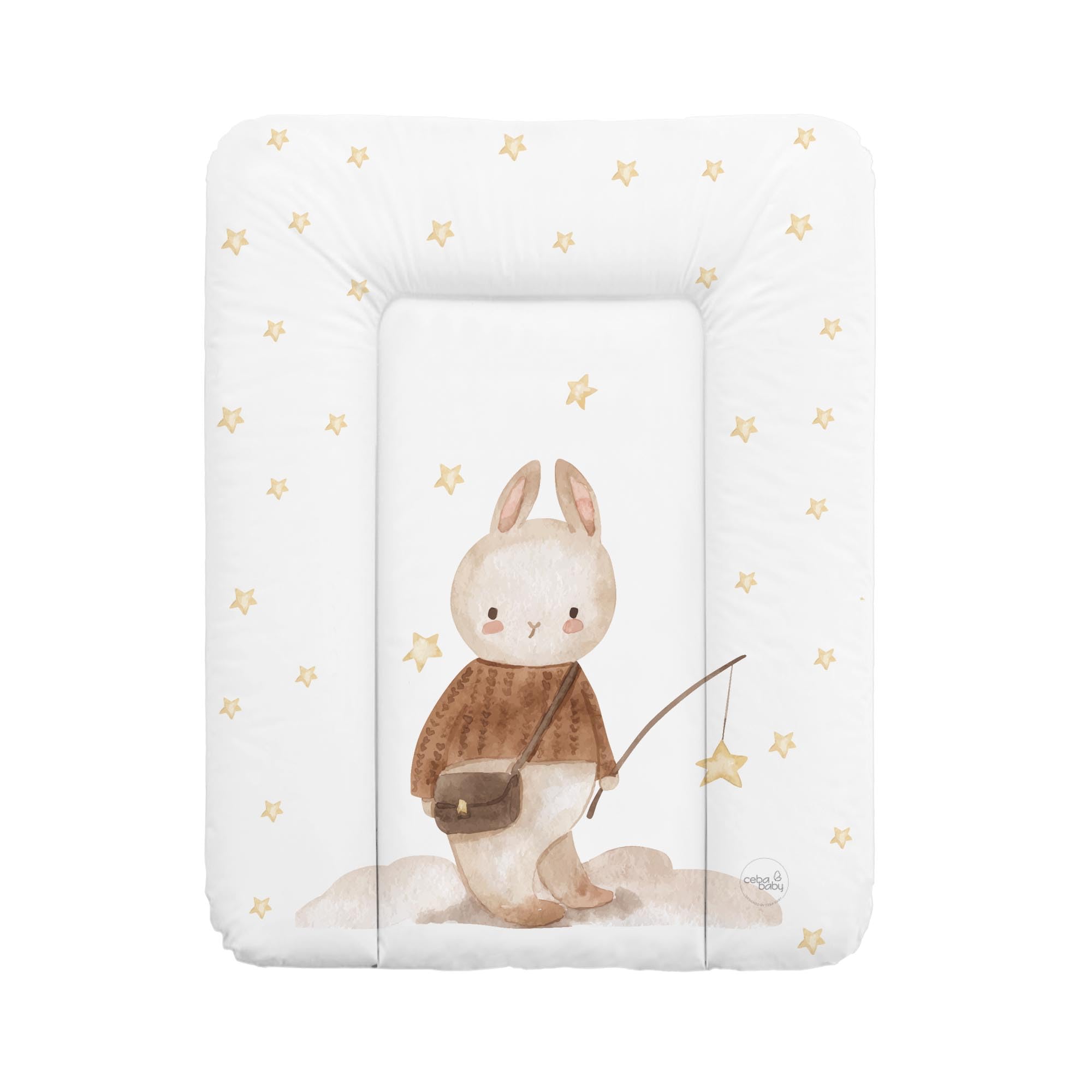 Ceba Baby® Cambiador Bebe - Cambiador suave para bebés - Almohadilla cambiadora lavable para Niños y Niñas - Certificado Öko-​Tex - Impermeable - 70x50 cm - soñador