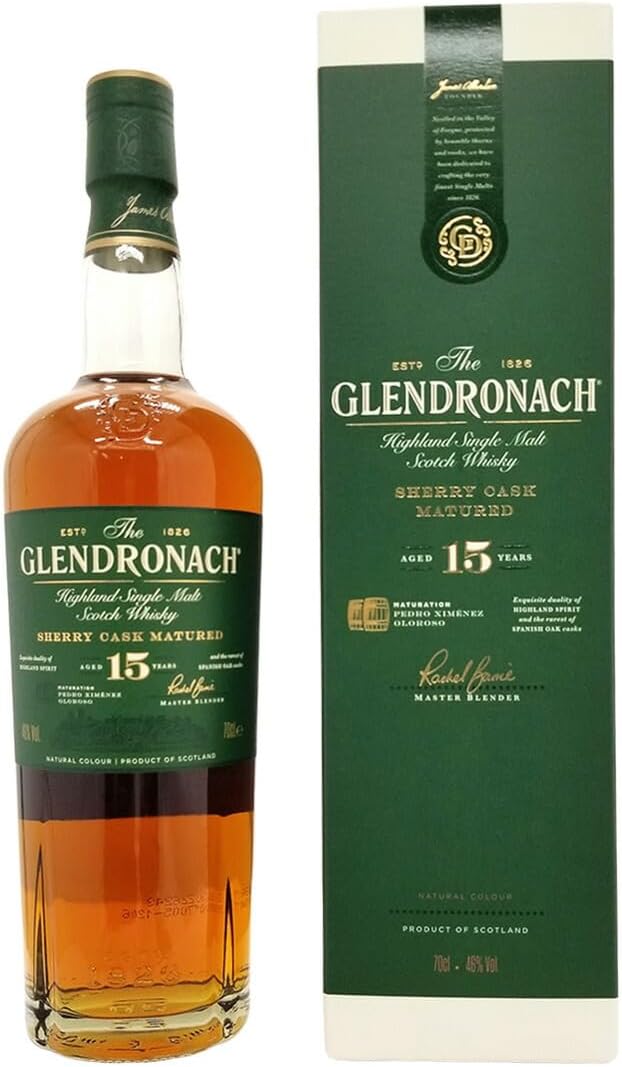 グレンドロナック 15年 シングルモルト ウイスキー 46度 箱付 700ml 正規品 スコッチウイスキー ハイランド ((YCDN