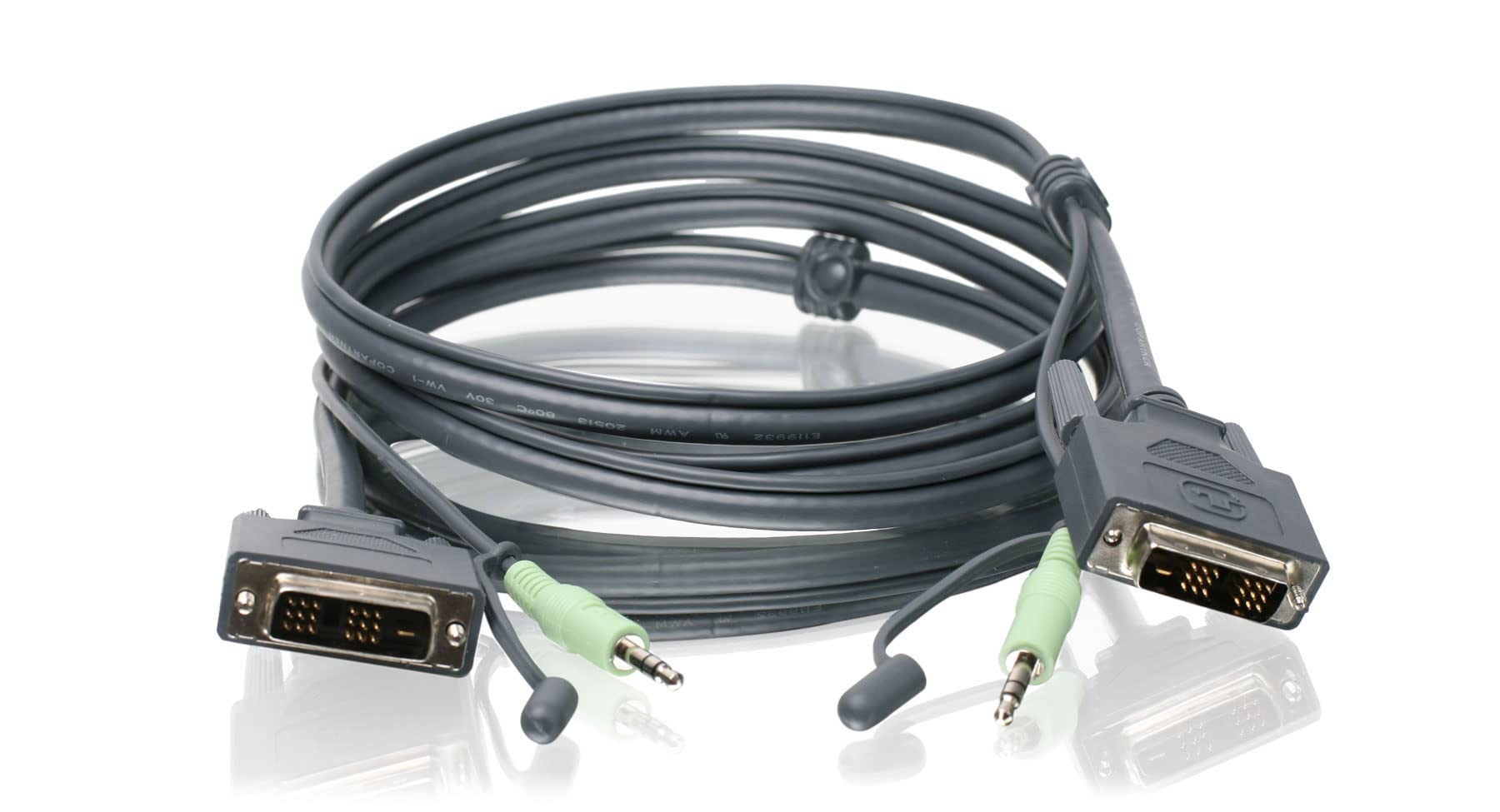 Cable DVI-D con audio de 3,5 mm G2L7D02V de 6 pies 2