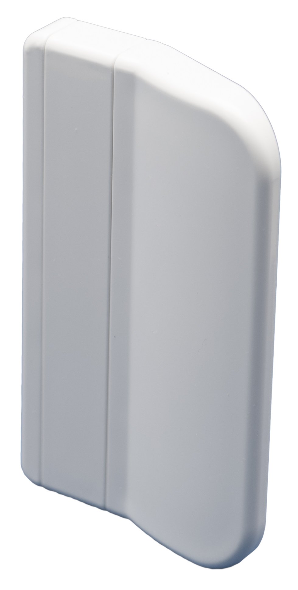 CC-Shopping - Balkontürgriff 911 eckige Ausführung - Kunststoff UV-stabilisiert - für den Außenbereich inkl. 2 Montageschrauben, 70x45x13 mm - (weiß - RAL 9016)