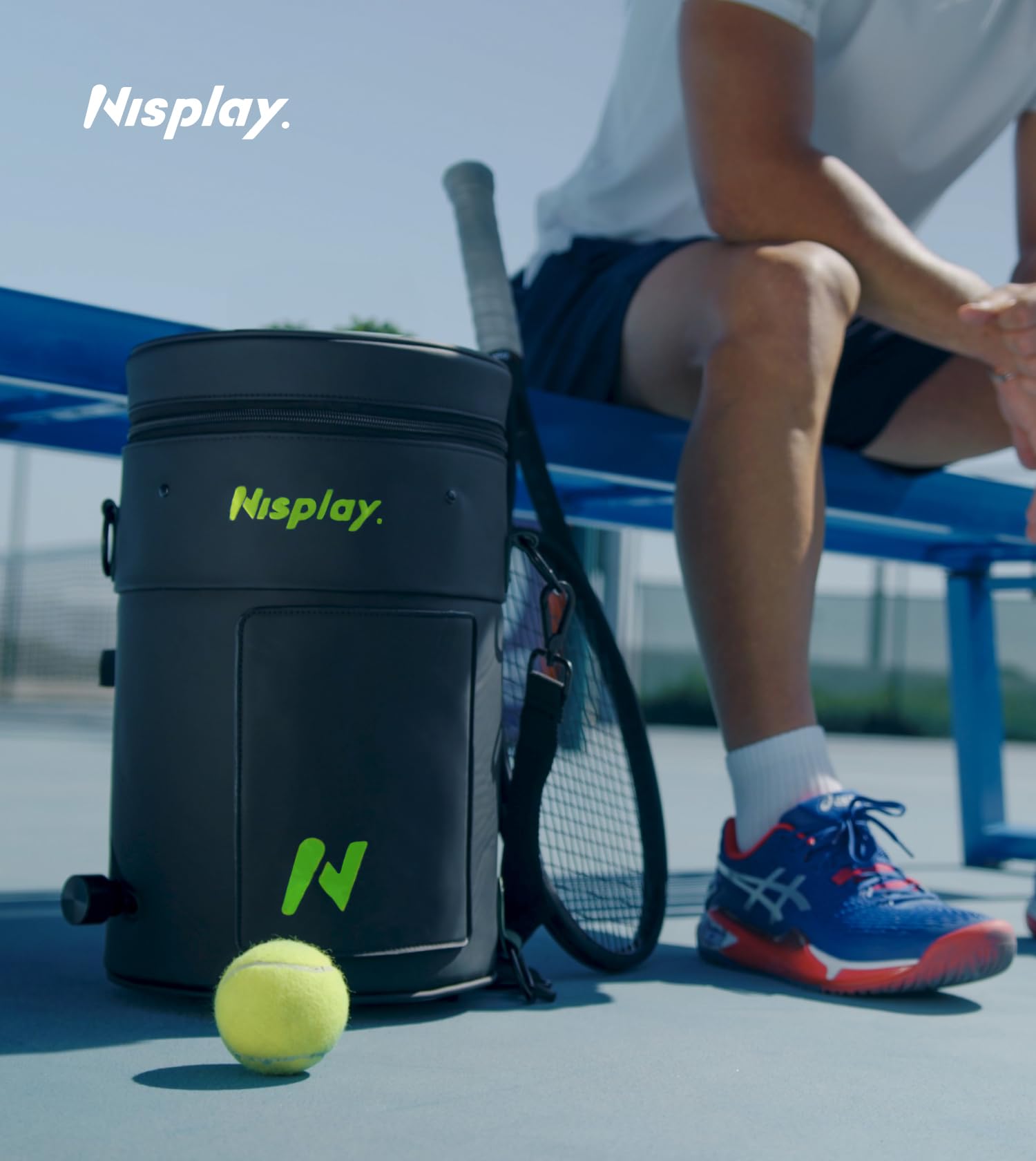 Netsportique Maquina lanzadora de Pelotas de Tenis portatil y compacta