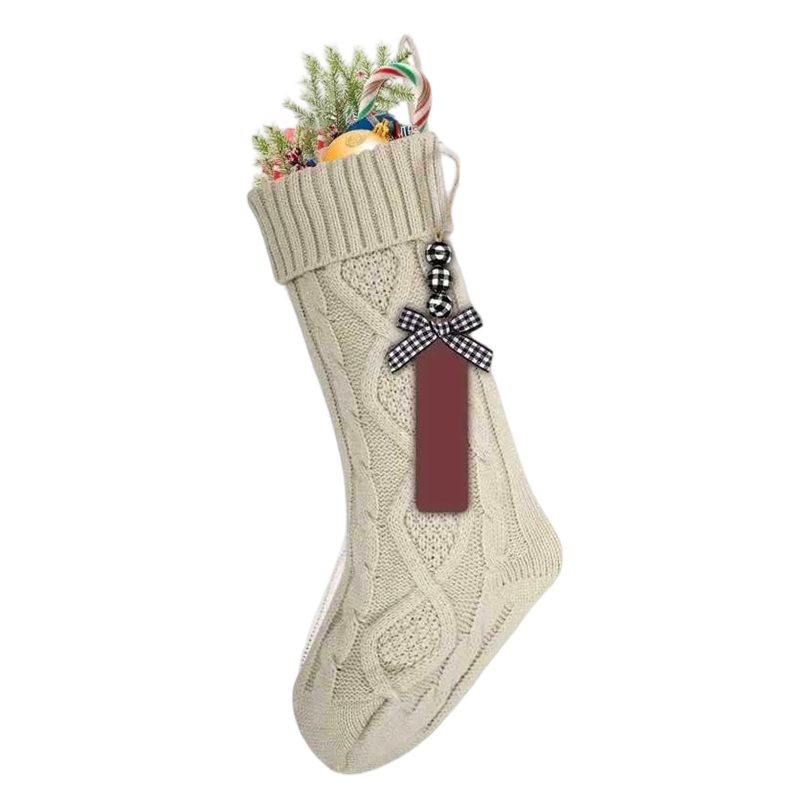 KAQNTUD Christmas Stocking for Fireplaces Tree or Window Hanging Candy Gift Bag Home Party Decoration Christmas Decoration