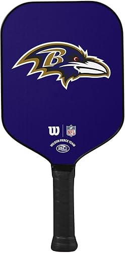 Miniatura 34 de Wilson NFL Collection - Palas de pickleball Fierce Team, tamaño de agarre 2-4 1/4 pulgadas