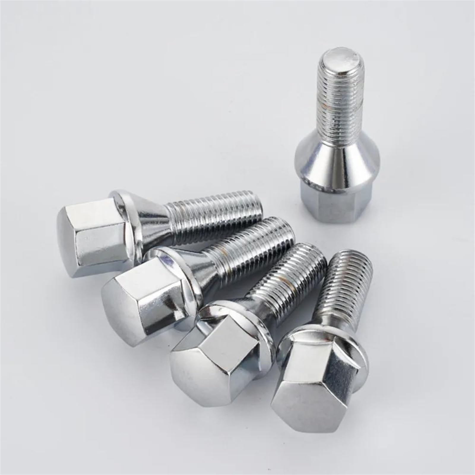MObyat Radschrauben Kompatibel Mit Jeep Für Cherokee Und Compass - 20 Stück, 12 X 1,25, 28 Mm Schaftlänge, Sechskant 17 Mm - 53182366