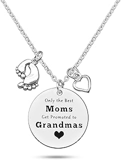 Promoted To Grandma Gifts Grandmother Necklace Pregnancy Announcements Gifts from Daughter New Grandmother Gift Necklace for Her First Time Grandma Gifts Appreciation Gift for Mom Christmas Gift
