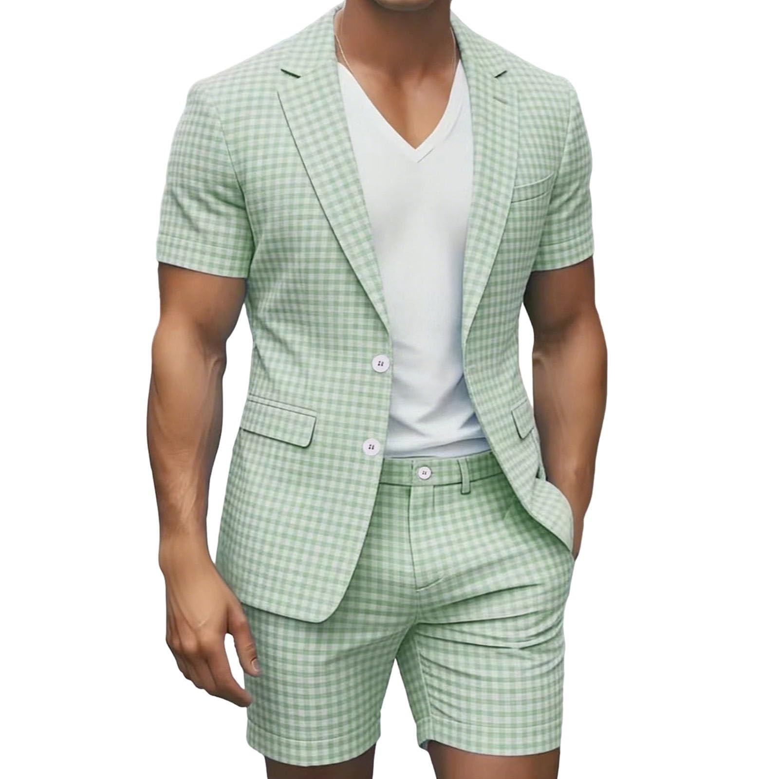 Tenue de sport homme contre la chaleur : ensemble en crêpe léger - 8