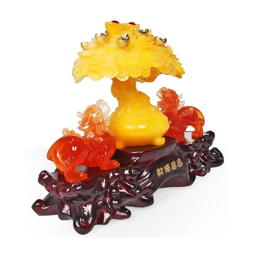 Arbre à Argent Bonsai Feng Shui Cristal Chanceux Arbre Maison décorations de Bureau Cristal Chanceux Arbre Feng Shui Arbre Chanceux Arbre Chanceux bête Chanceux Arbre 11.81/12,20 Pouces Arbre en cri