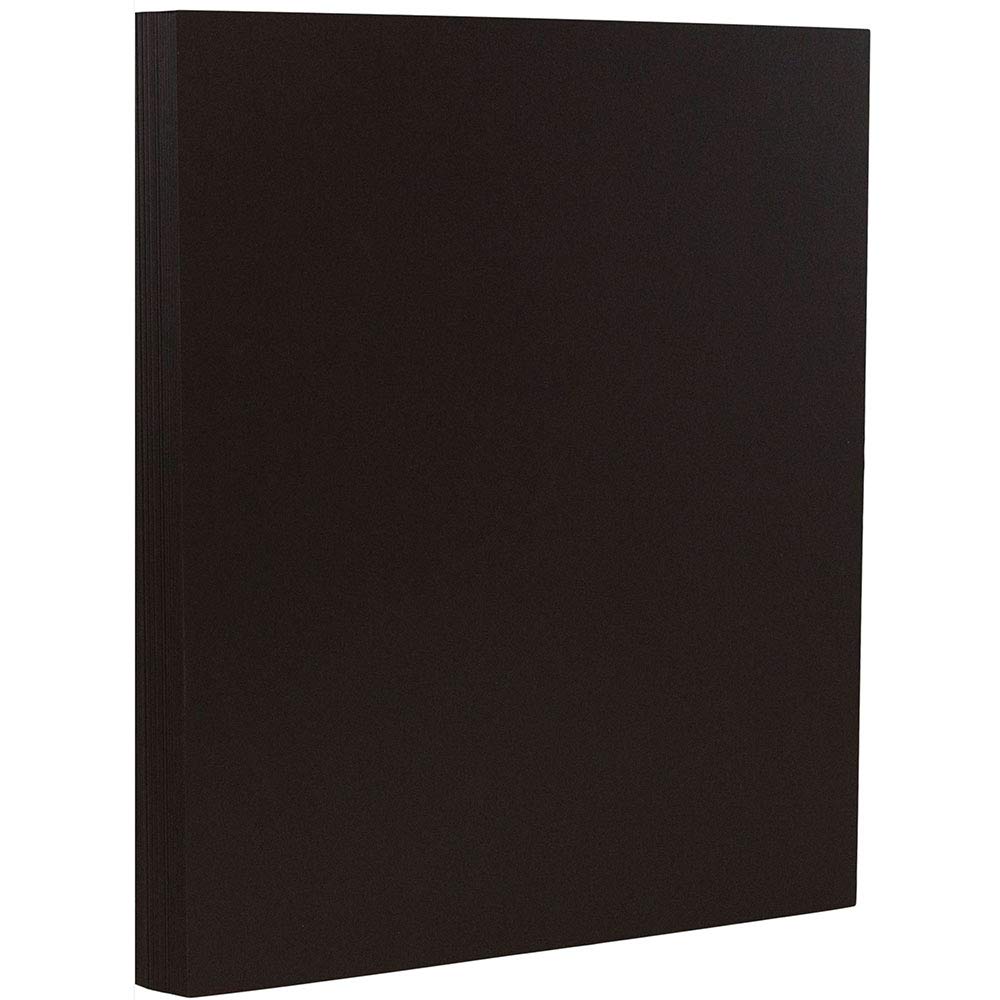 JAM Paper Matte Black Cardstock
