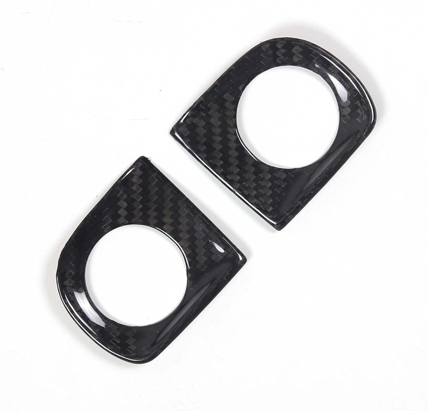 Steering Rod Base Cover Decor Trim Cover Compatible with Chevrolet Corvette C8 2020 2021 2022 2023, Car Steering Wheel Area Trims Stickers C8 Accessories (Real Carbon Fiber)