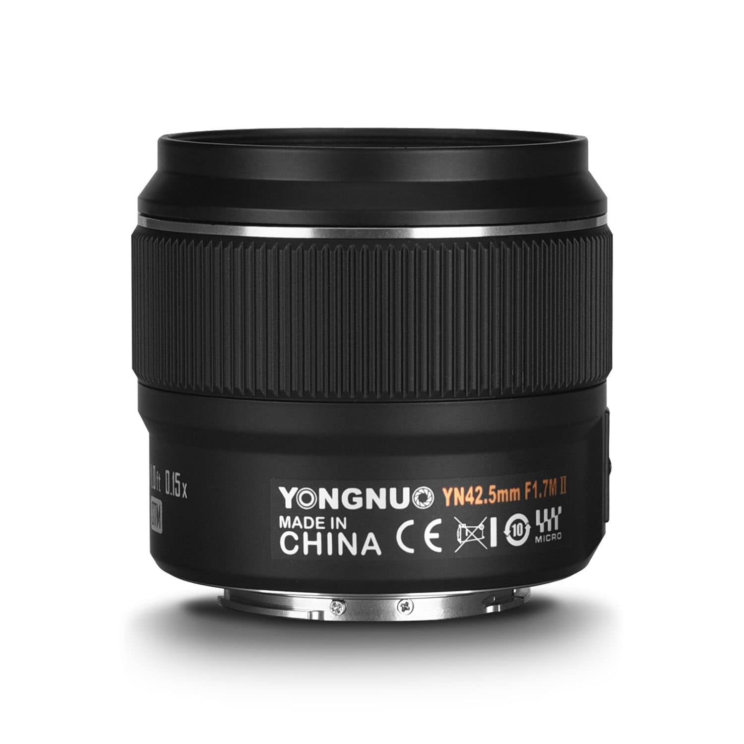 YN42.5mm F1.7M Ⅱ Obiettivo a focale fissa standard Compatibile con Micro 4/3 Panasonic & Olympus