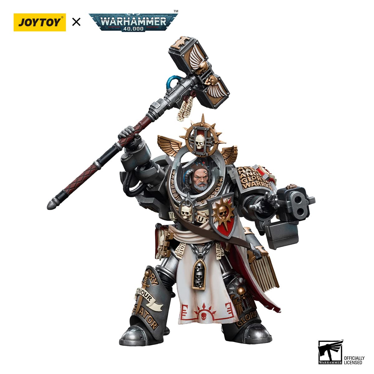 その他 Warhammer 40,000 Grey Knights Grand Mast Warhammer 40K: Grey Knights Grand Master Voldus 1:18 Scale Action