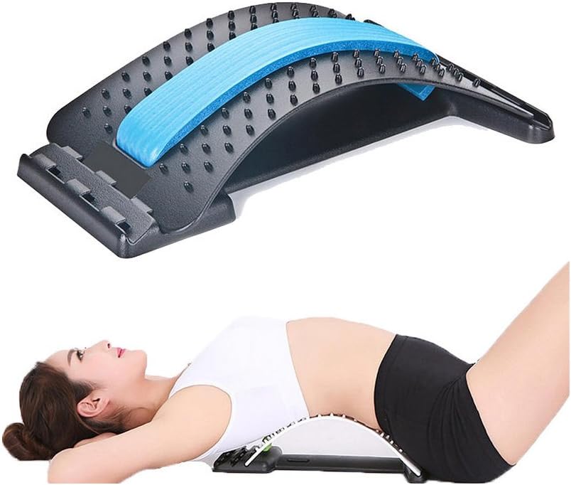 Back Stretcher Posture Massager for Back Relaxation & Pain Relief, Back Massager Magic Stretcher Stretch Equipment Lumbar Support Relaxation