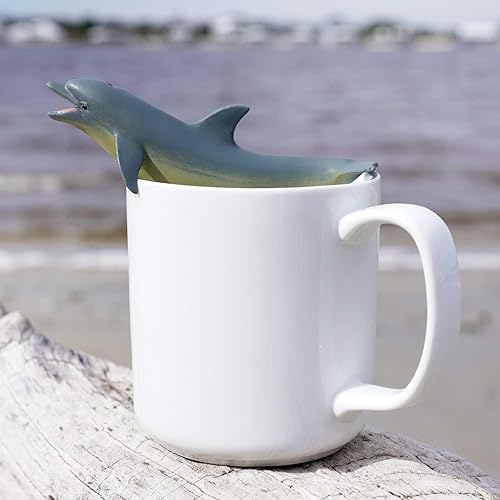 Miniatura 7 de Safari Ltd. Figura de delfín nariz de botella, figura detallada de plástico de 5 pulgadas, divertido juguete educativo para niños, niñas y niños a