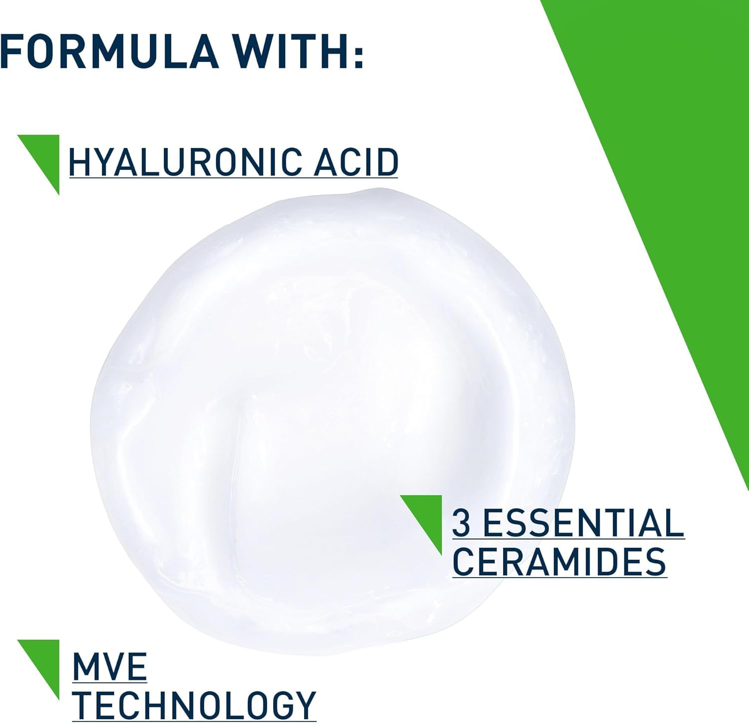 CeraVe Lot de 2 nettoyants hydratants – Avec acide hyaluronique et 3 céramides essentiels – Nettoyant doux pour le visage et le corps pour peaux sensibles normales à sèches 473 ml