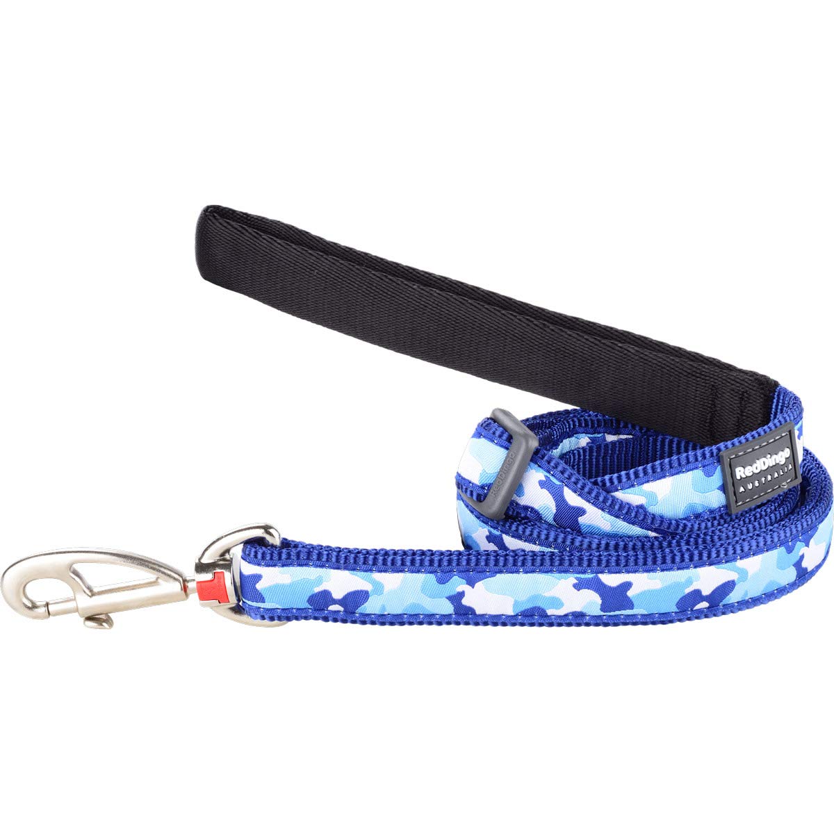 Red Dingo Camouflage Dark Blue Leash 20mm (4/5" Wide - 4-6' Length)