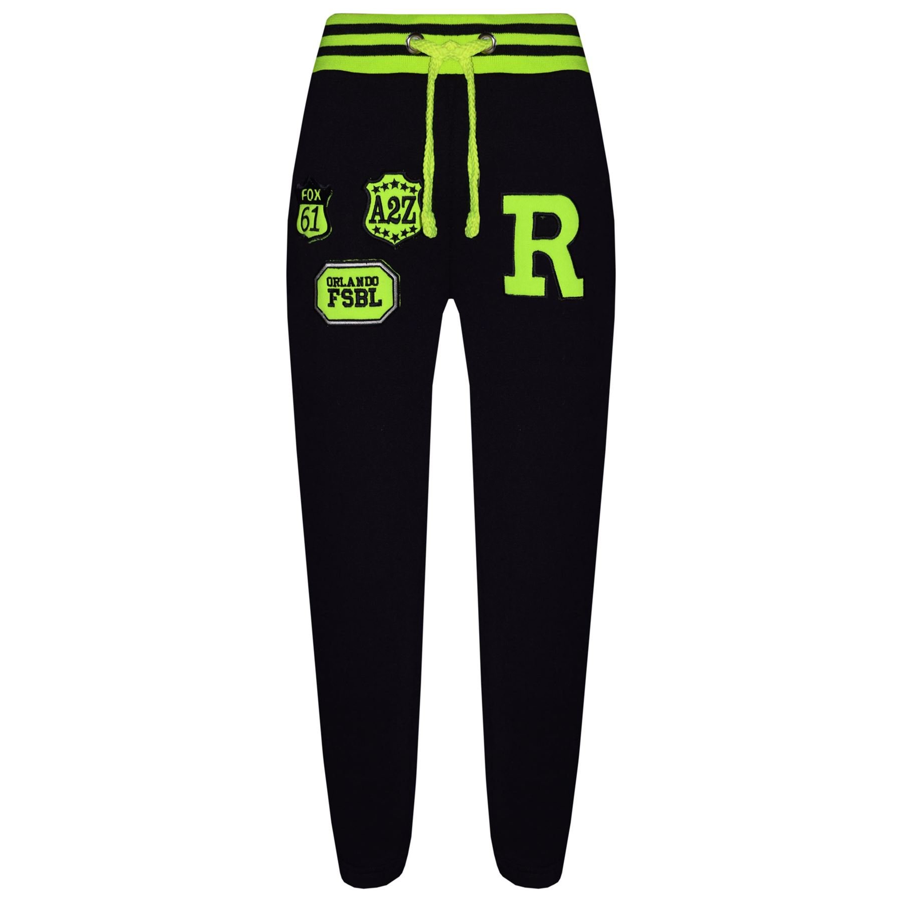 a2z4kids - Pantalones deportivos para niños y niñas, pantalones de chándal de forro polar casual de 5 a 13 años