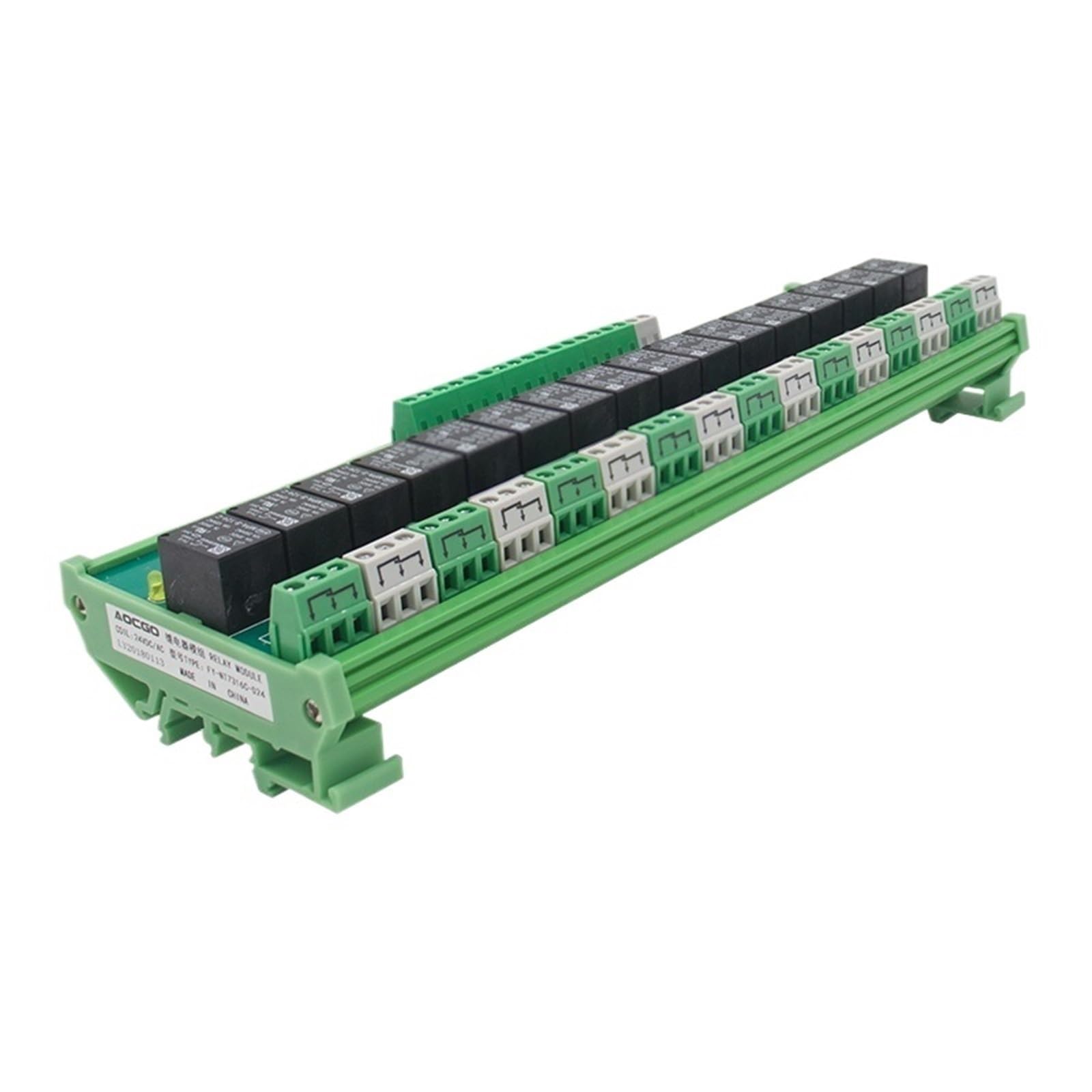 Módulo de relés de 16 canales para solucionar el cableado saturado en paneles 24VDC 7