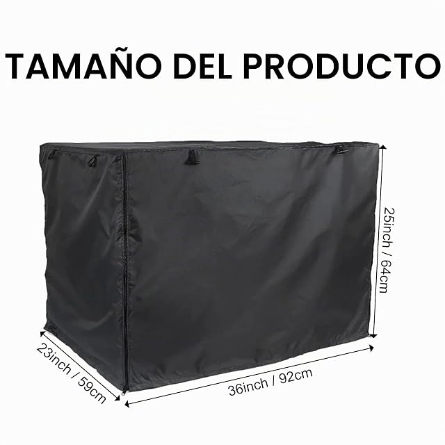 Foto 3 de 8 de Wisebom Funda de Jaula de Perro, Material de Oxford 210D Cubierta de Jaula Perro Impermeable Durable…
