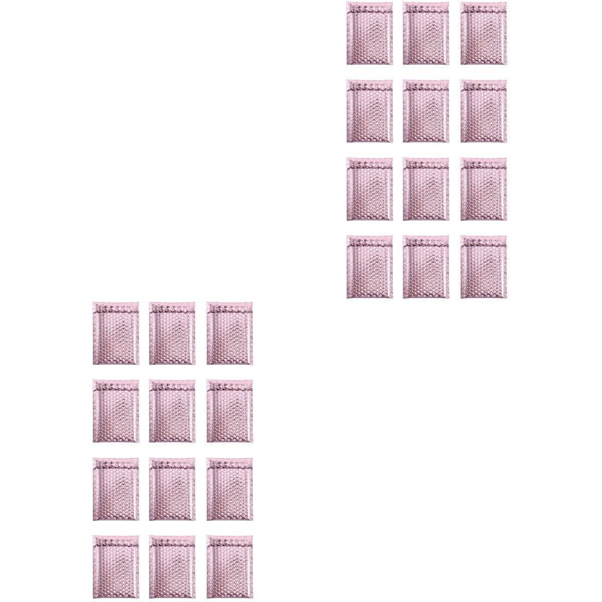 NUOBESTY 24pezzi Buste Imbottite Rosa Di Buste Per Spedizioni Resistenti e Impermeabili Per Imballaggio Di Gioielli e Piccoli Oggetti