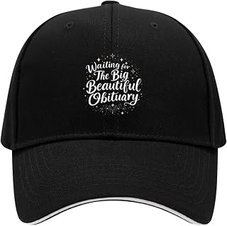 Waiting for The Big Beautiful Obituary Baseball Caps for Men Women