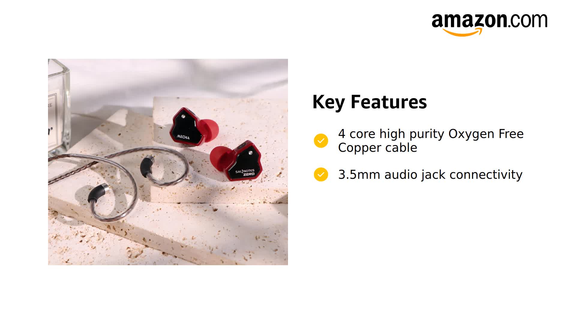 Amazon.com: Linsoul 7Hz Salnotes Zero HiFi 10mm Dynamic Driver in