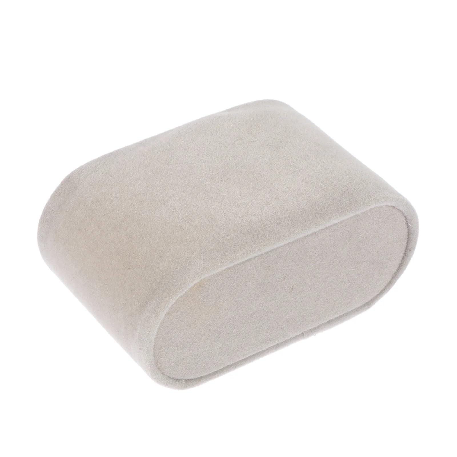 Yangshe 50 Pcs Watch Pillow Holder Plastic Sponge Flannel Watch Display Pillow Chain Jewelry Display Cushion Bangle Bracelet Stand Case