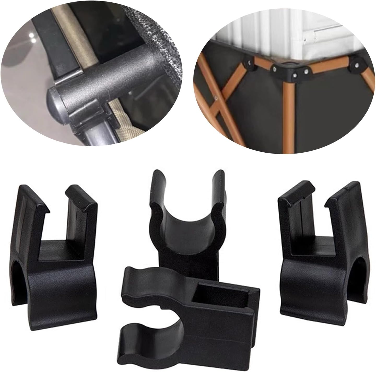 4Pcs Garden Trolley Cart Buckle for Garden Transportation Picnics Outdoor Travel Camping Wagons Card Buckle Spare Part